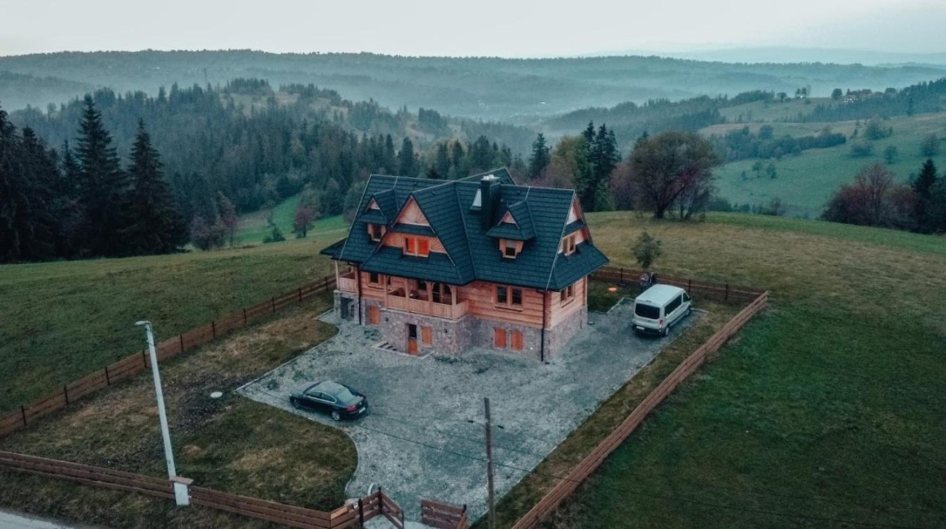 Dom Z Widokiem Na Wierchy - Panorama Na Tatry - Traditional Folk House Gliczarów Kültér fotó